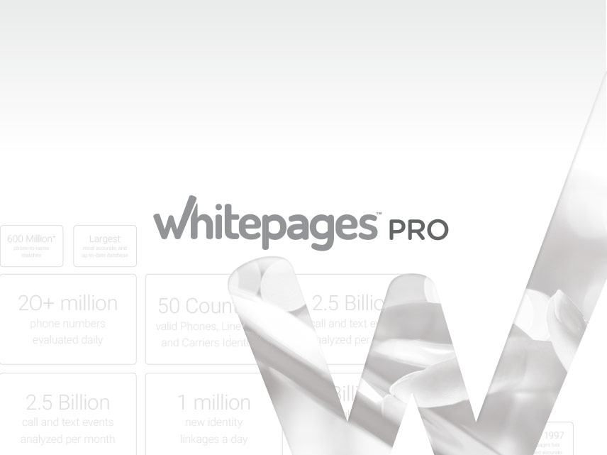 Whitepages Pro